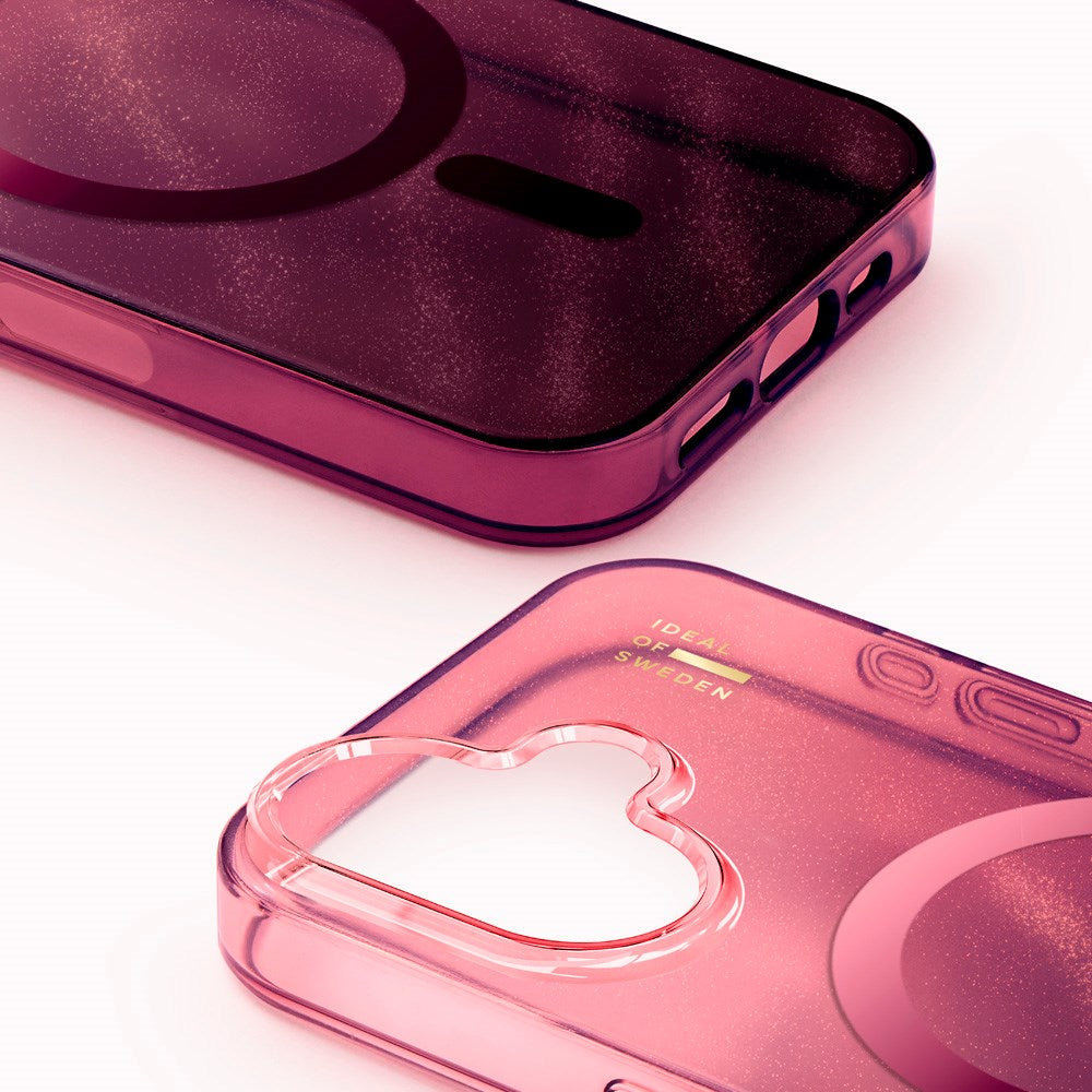 iDeal Of Sweden iPhone 17 Clear Case - MagSafe Kompatibel - Cherry Lacquer