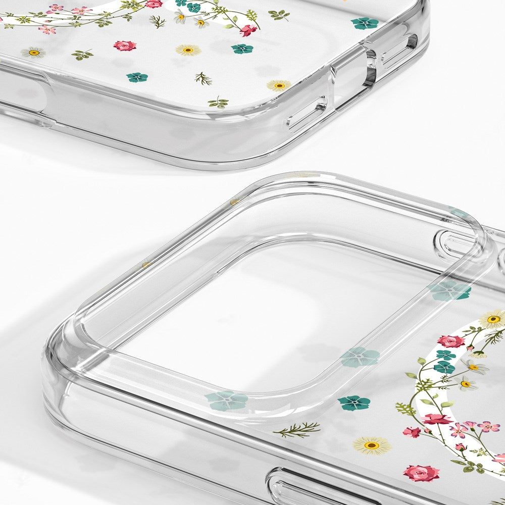 iDeal Of Sweden iPhone 17 Pro Clear Case - MagSafe Kompatibel - Petite Floral