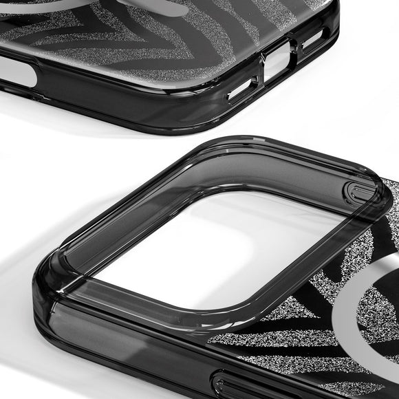 iDeal Of Sweden iPhone 17 Pro Clear Case - MagSafe Kompatibel - Zebra Mystique