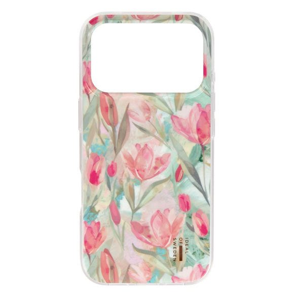 iPhone 17 Pro iDeal Of Sweden Clear Case - MagSafe Kompatibel - Tulip Bloom
