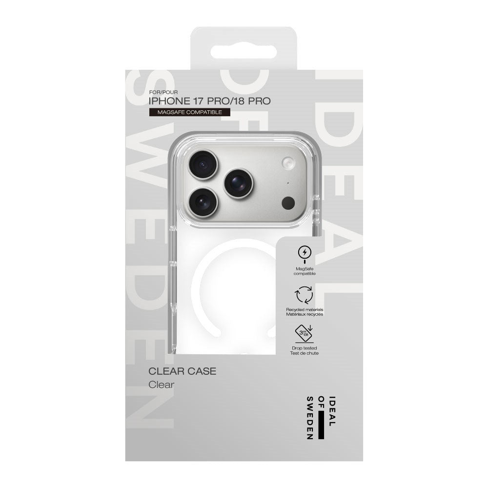 iPhone 18 Pro  / 17 Pro iDeal Of Sweden Clear Case - MagSafe Kompatibel - Clear