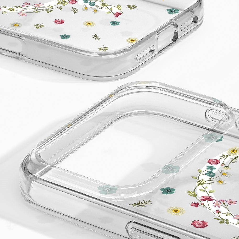 iPhone 18 Pro  / 17 Pro iDeal Of Sweden Clear Case - MagSafe Kompatibel - Petite Floral