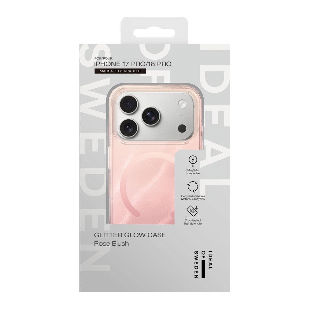 iPhone 18 Pro  / 17 Pro iDeal Of Sweden Clear Case - MagSafe Kompatibel - Rose Blush