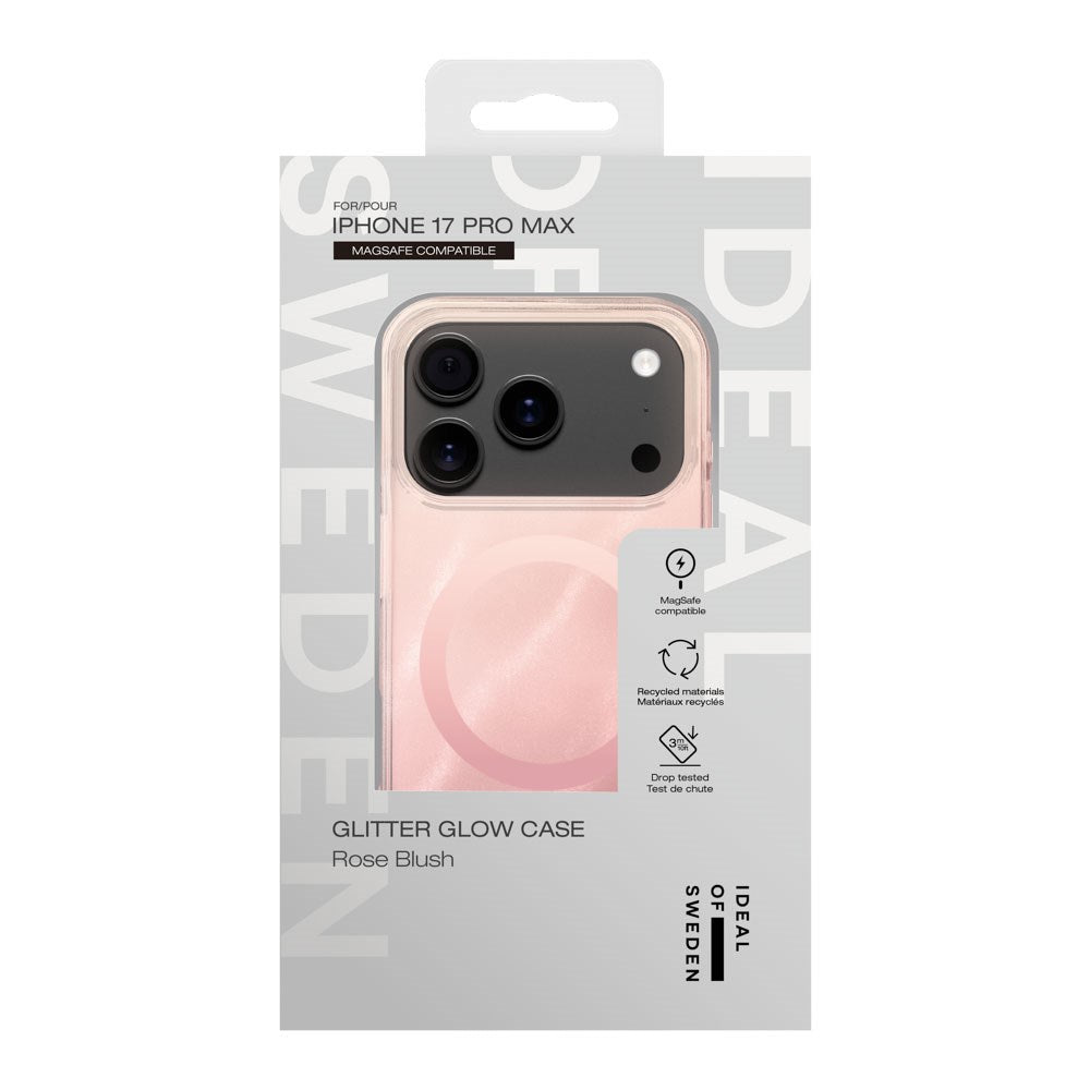 iPhone 18 Pro Max / 17 Pro Max iDeal Of Sweden Clear Case - MagSafe Kompatibel - Rose Blush