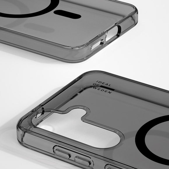 iDeal Of Sweden Samsung Galaxy S25+ (Plus) Clear Case - Trådløs Opladning - Tinted Black