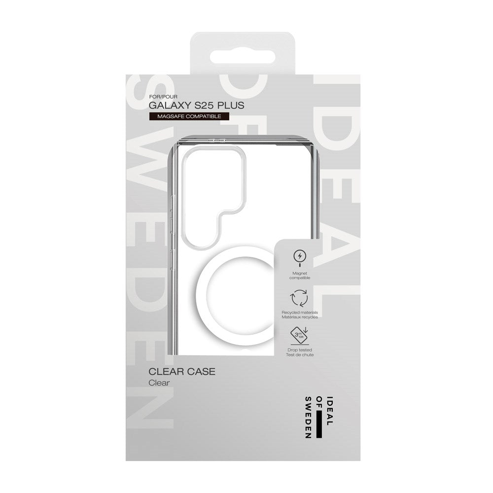 iDeal Of Sweden Samsung Galaxy S25 Ultra Clear Case - Trådløs Opladning - Clear