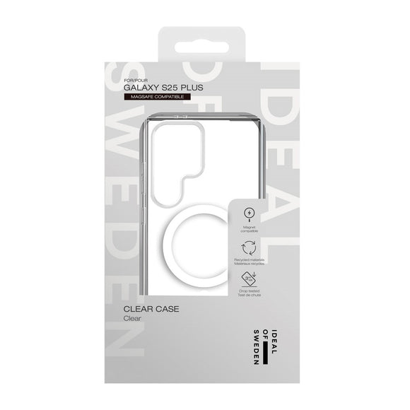 iDeal Of Sweden Samsung Galaxy S25 Ultra Clear Case - Trådløs Opladning - Clear