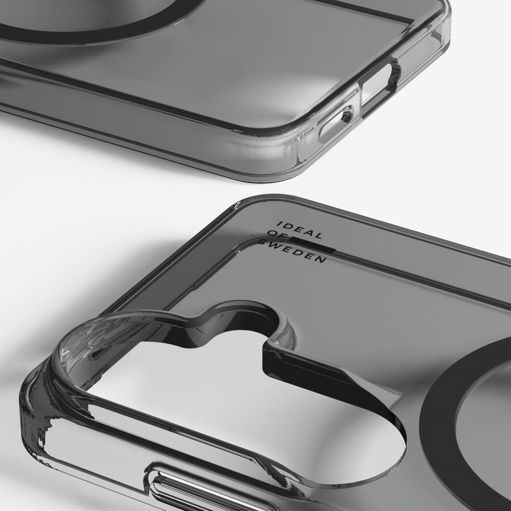 Samsung Galaxy S26 iDeal Of Sweden Clear Case - Trådløs Opladning - Tinted Black