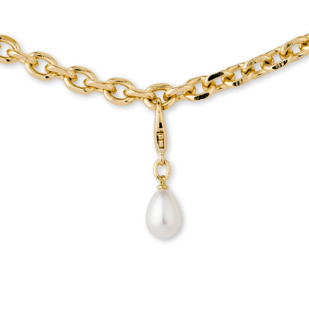 iDeal of Sweden Charm Vedhæng m. Karabinlås - Pearl