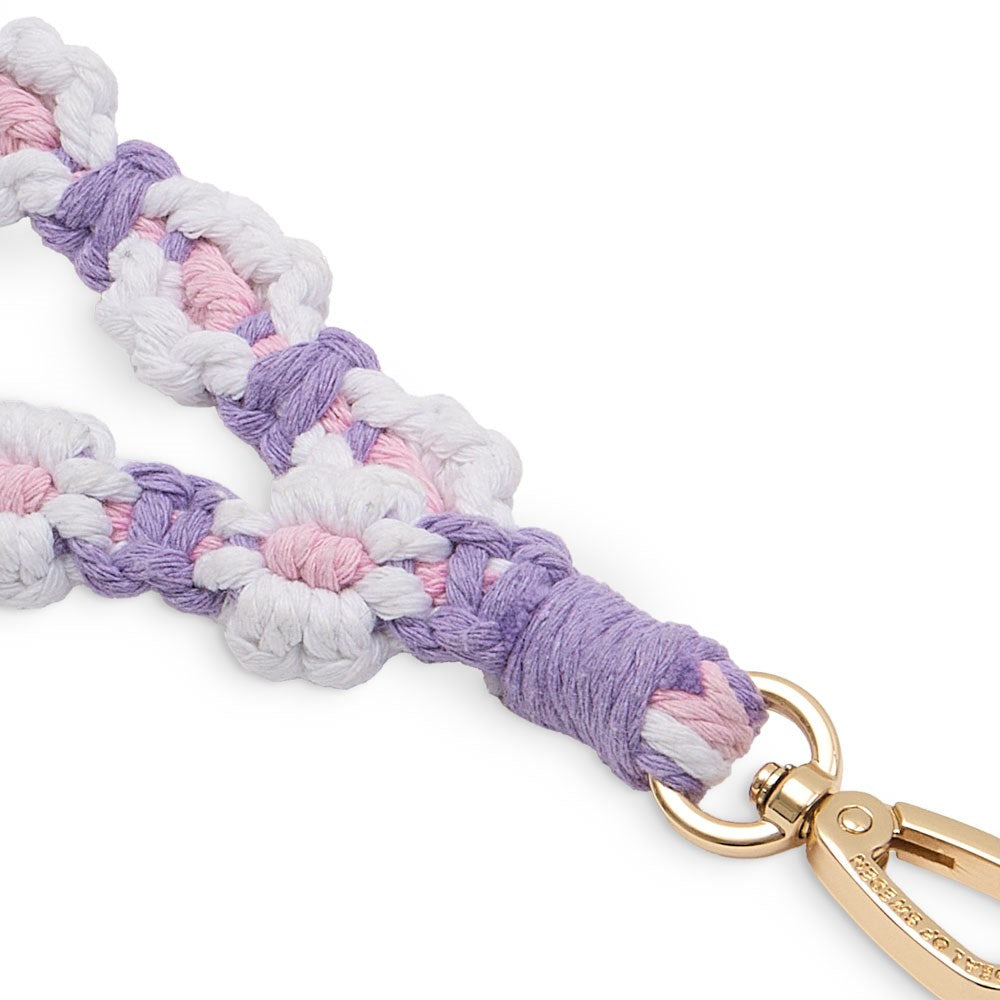 iDeal of Sweden Cord Wristlet Håndledsrem - Lilla Blomster