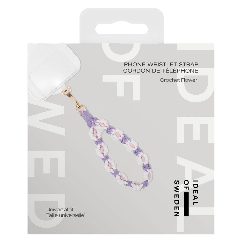 iDeal of Sweden Cord Wristlet Håndledsrem - Lilla Blomster