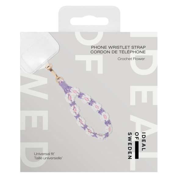 iDeal of Sweden Cord Wristlet Håndledsrem - Lilla Blomster