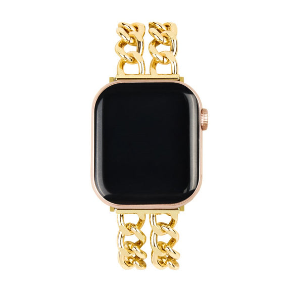 Apple Watch (38/40/SE/41/42mm) iDeal of Sweden Metal Urrem - Chain Gold