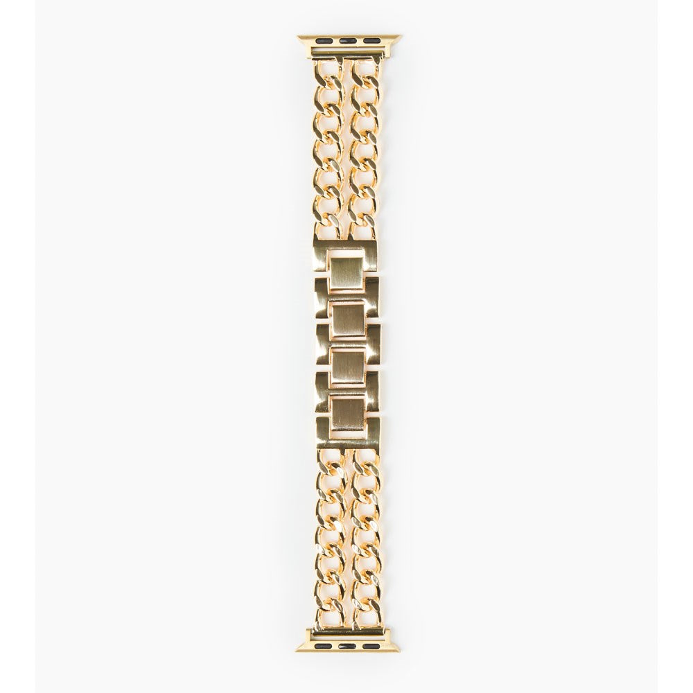 Apple Watch (38/40/SE/41/42mm) iDeal of Sweden Metal Urrem - Chain Gold