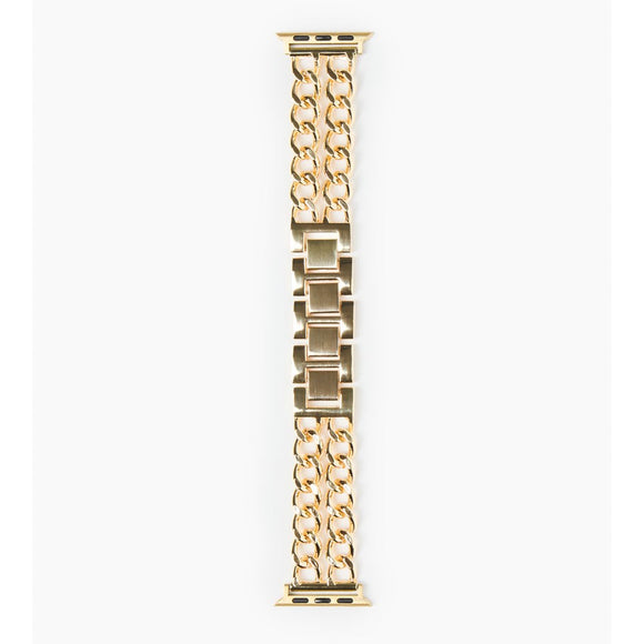 Apple Watch (38/40/SE/41/42mm) iDeal of Sweden Metal Urrem - Chain Gold