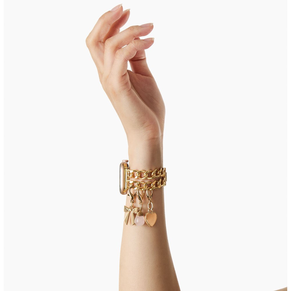 Apple Watch (42/44/SE/45/46/49mm) iDeal of Sweden Metal Urrem - Chain Gold