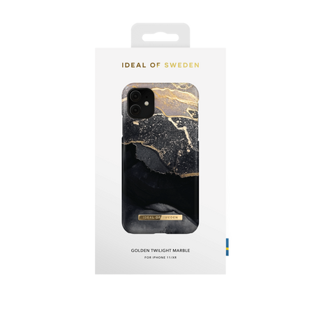 iDeal Of Sweden iPhone 11 Fashion Case Golden Twilight Marble
