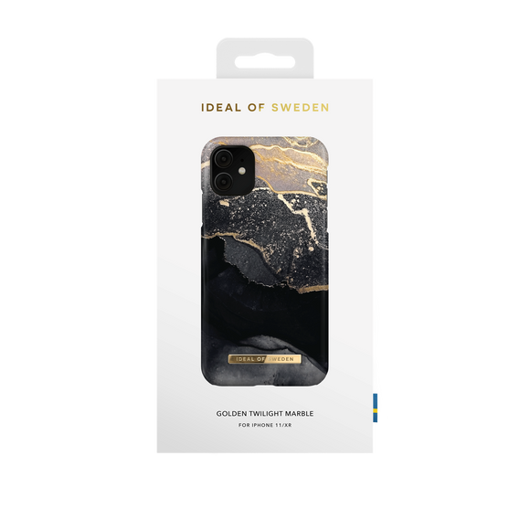 iDeal Of Sweden iPhone 11 Fashion Case Golden Twilight Marble