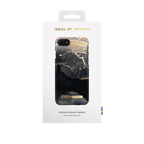 iDeal Of Sweden iPhone SE (2022 / 2020) / 8 / 7 Fashion Case Golden Twilight Marble