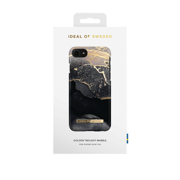 iDeal Of Sweden iPhone SE (2022 / 2020) / 8 / 7 Fashion Case Golden Twilight Marble