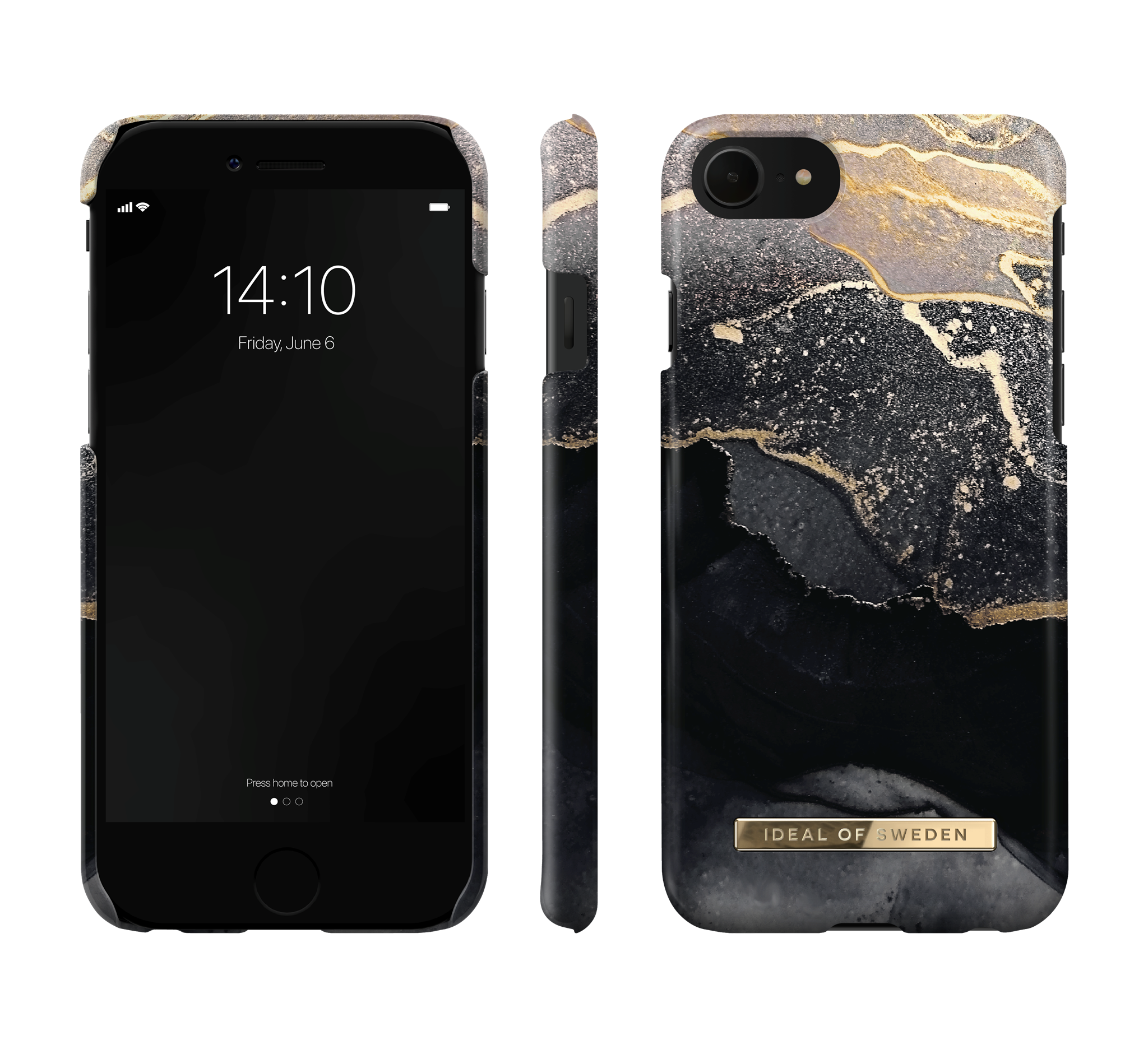 iDeal Of Sweden iPhone SE (2022 / 2020) / 8 / 7 Fashion Case Golden Twilight Marble