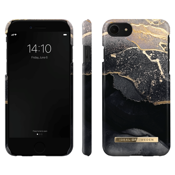 iDeal Of Sweden iPhone SE (2022 / 2020) / 8 / 7 Fashion Case Golden Twilight Marble