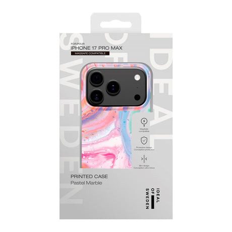 iDeal Of Sweden iPhone 17 Pro Max Fashion Case - MagSafe Kompatibel - Pastel Marble