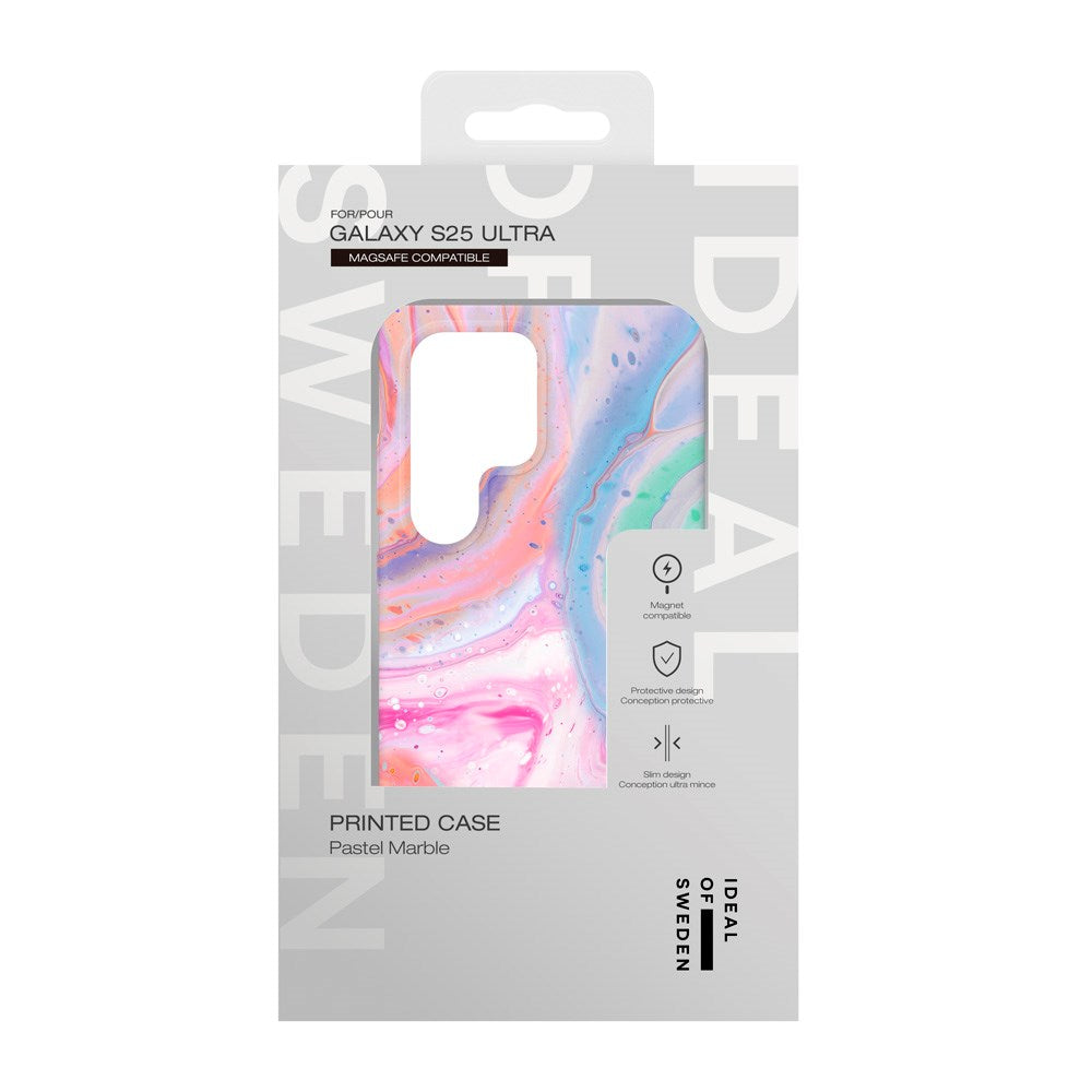 iDeal Of Sweden Samsung Galaxy S25 Ultra Fashion Case - MagSafe Kompatibel - Pastel Marble
