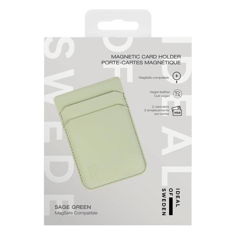 iDeal Of Sweden Magnetisk Kortholder - MagSafe Kompatibel - Sage Green