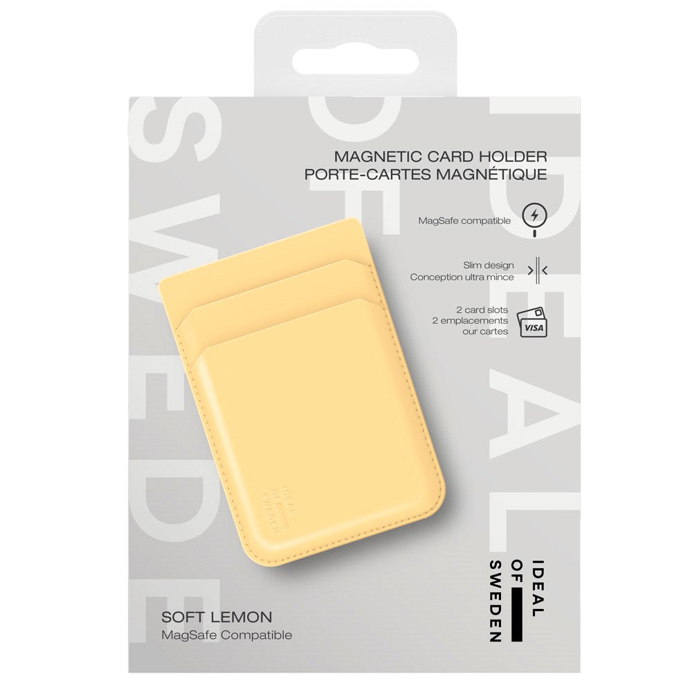 iDeal Of Sweden Magnetisk Kortholder - MagSafe Kompatibel - Soft Lemon