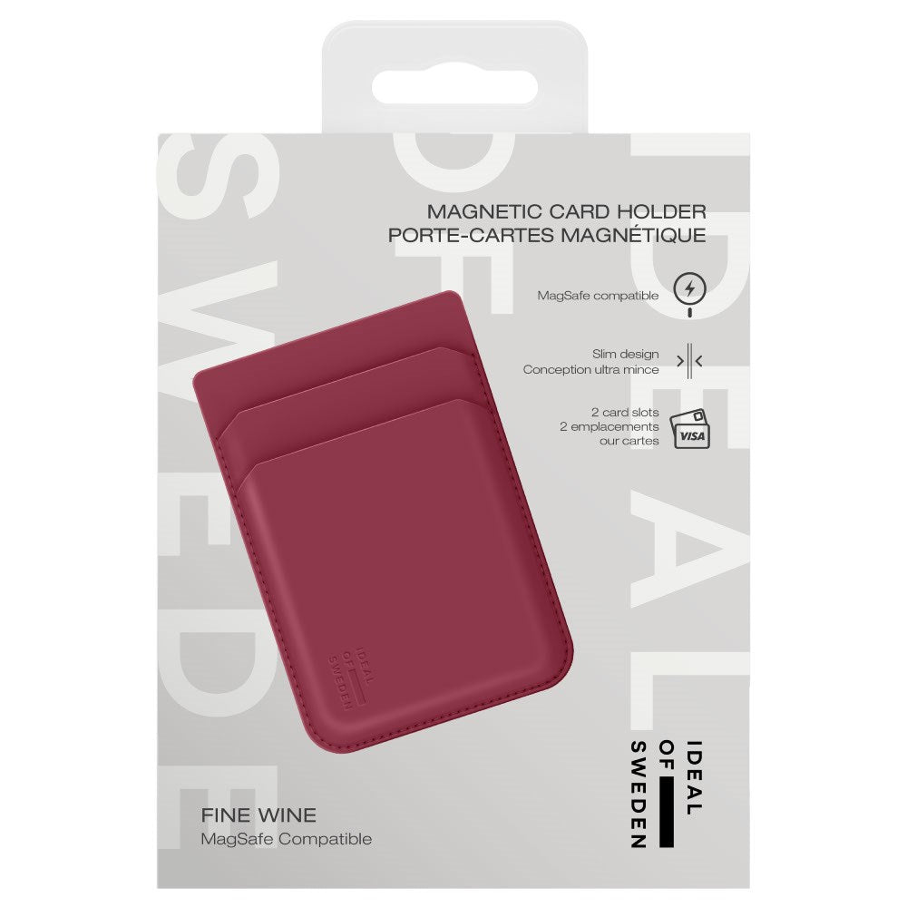 iDeal Of Sweden Magnetisk Kortholder - MagSafe Kompatibel - Fine Wine