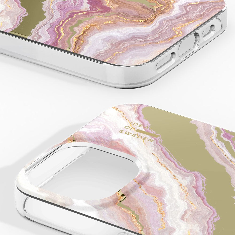 iPhone 17e / 16e / 15 / 14 / 13 iDeal of Sweden Mirror Case - Agate Halo