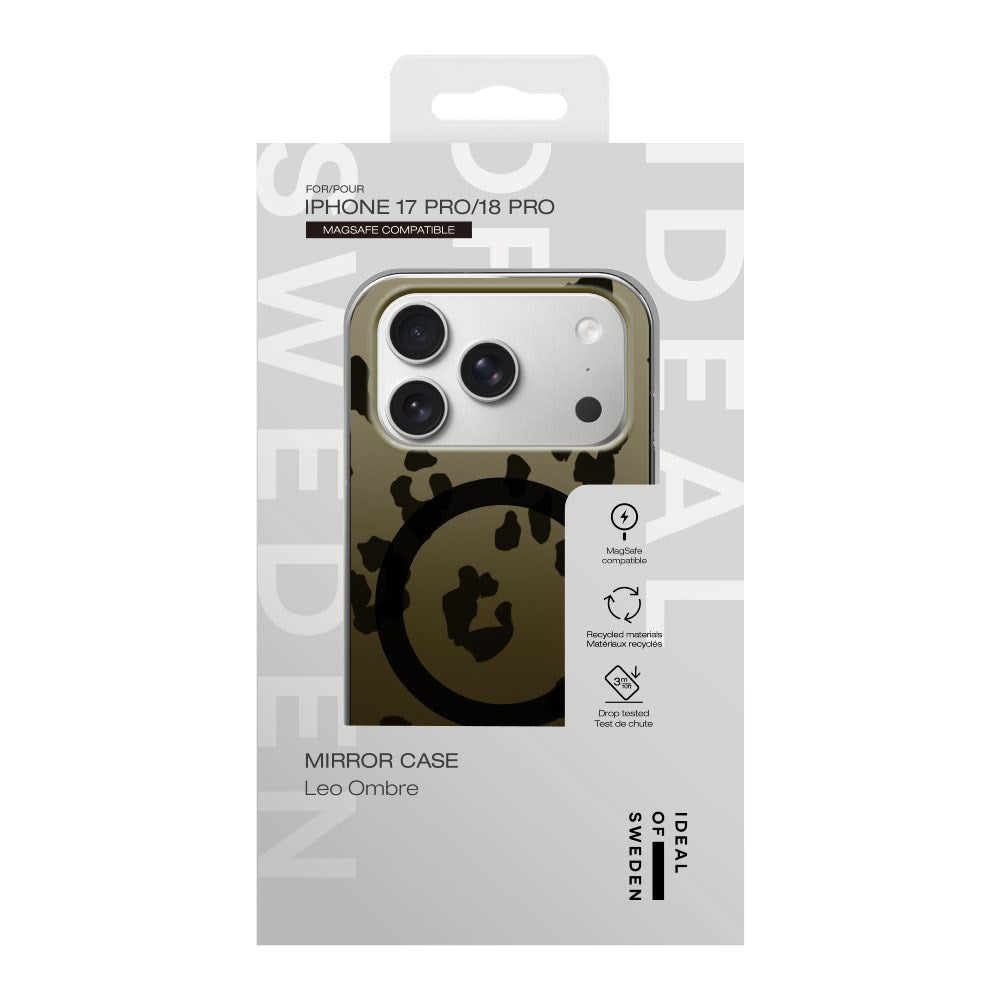iPhone 18 Pro / 17 Pro iDeal of Sweden Mirror Case - MagSafe Kompatibel - Leo Ombre
