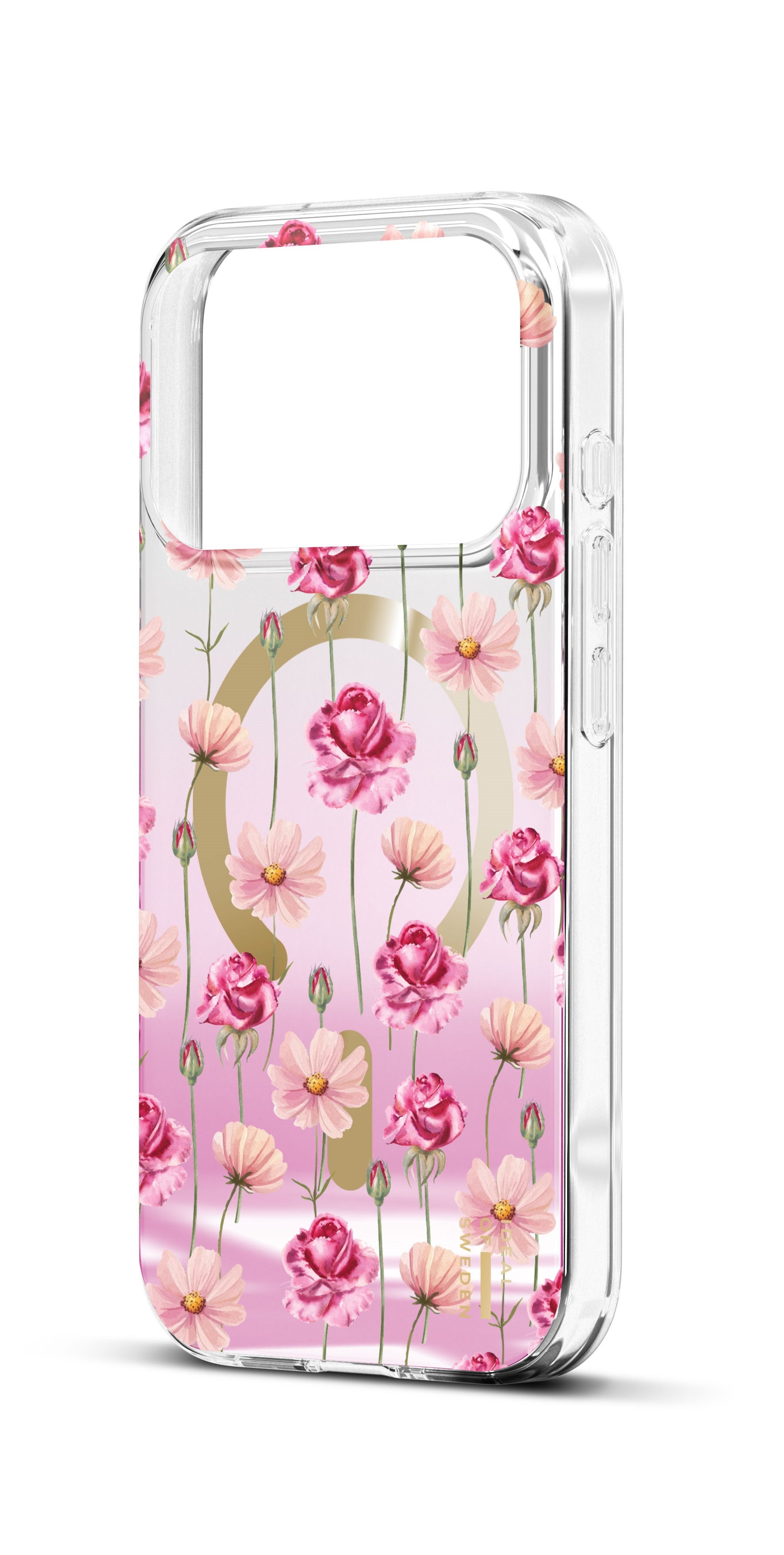 iPhone 18 Pro / 17 Pro iDeal of Sweden Mirror Case - MagSafe Kompatibel - Rose Blush Floral