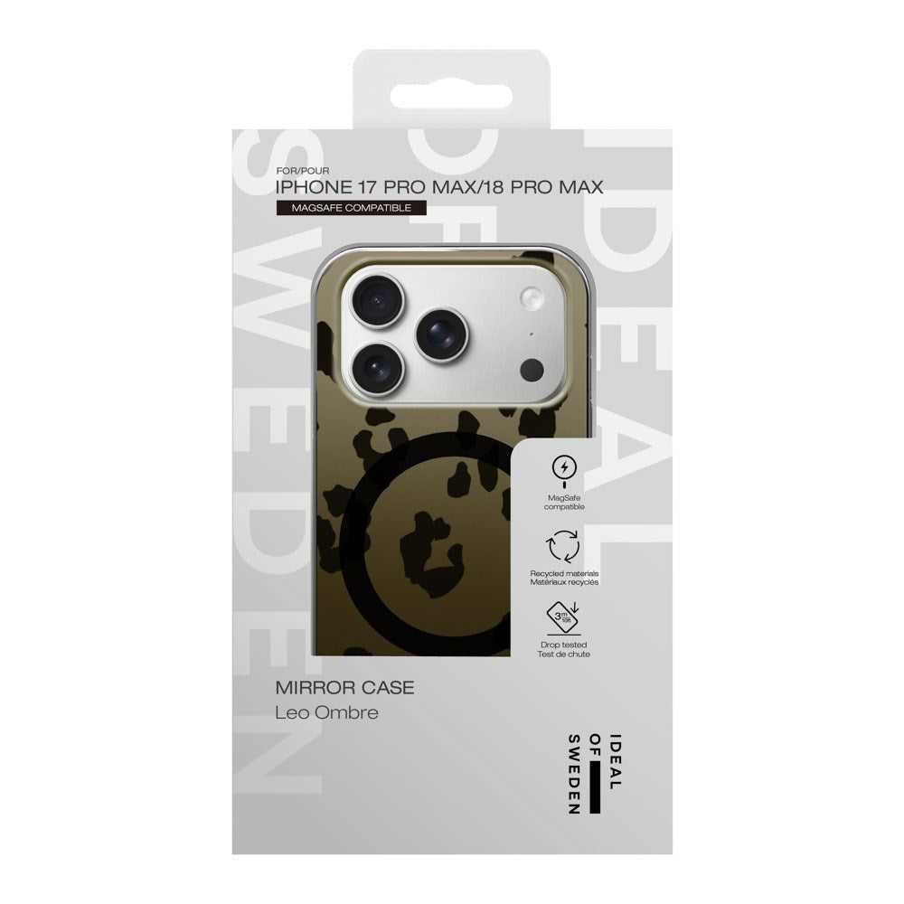 iPhone 18 Pro Max / 17 Pro Max iDeal of Sweden Mirror Case - MagSafe Kompatibel - Leo Ombre