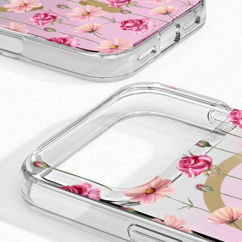 iPhone 18 Pro Max / 17 Pro Max iDeal of Sweden Mirror Case - MagSafe Kompatibel - Rose Blush Floral