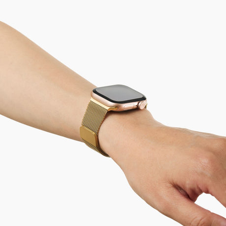 Apple Watch (38/40/SE/41/42mm) iDeal of Sweden Metal Urrem - Metalic Gold