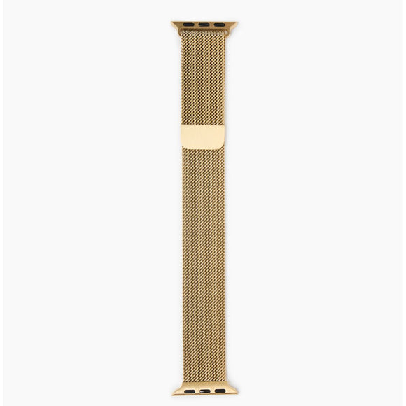 Apple Watch (42/44/SE/45/46/49mm) iDeal of Sweden Metal Urrem - Metalic Gold