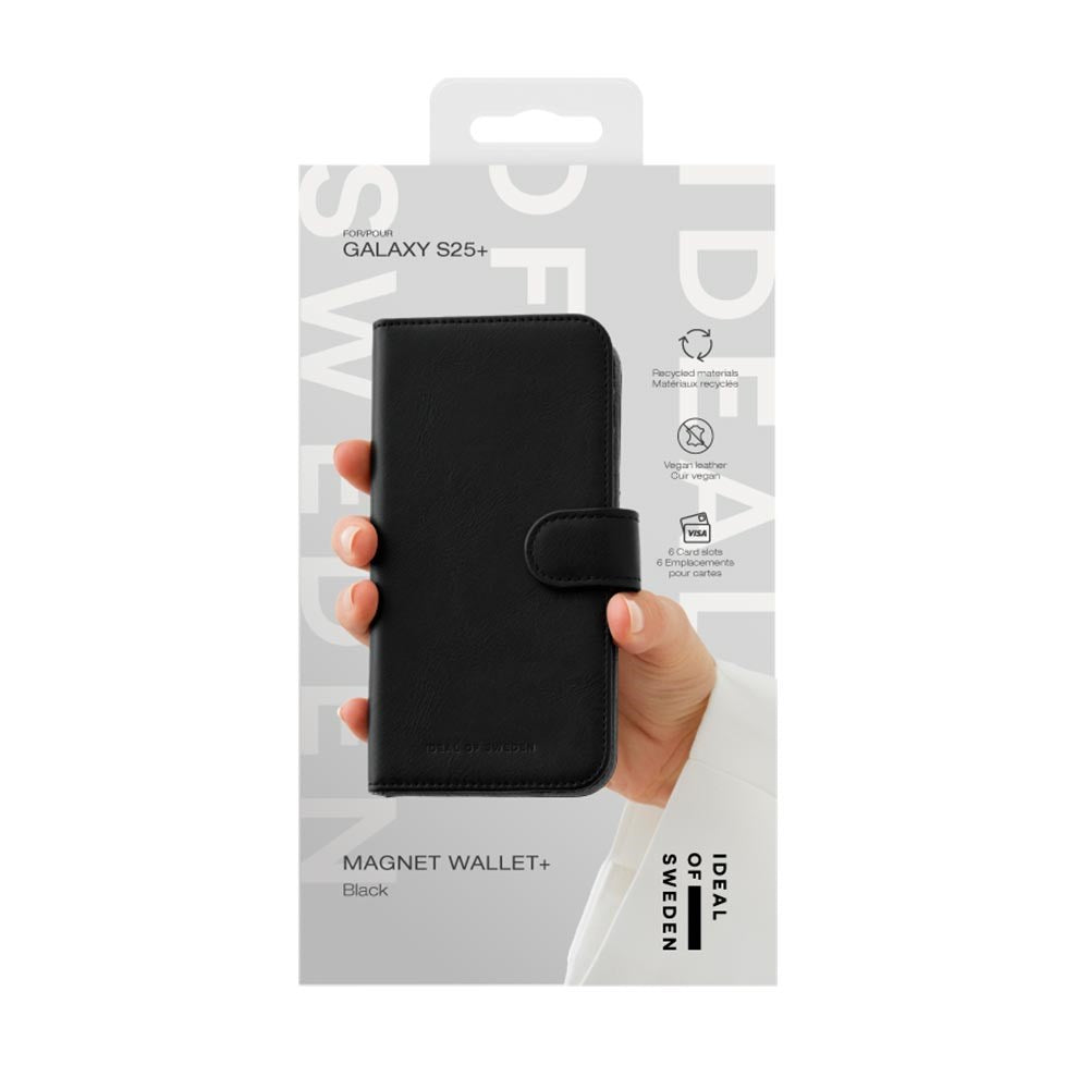 iDeal Of Sweden Samsung Galaxy S25 Magnet Wallet+ Cover - Sort