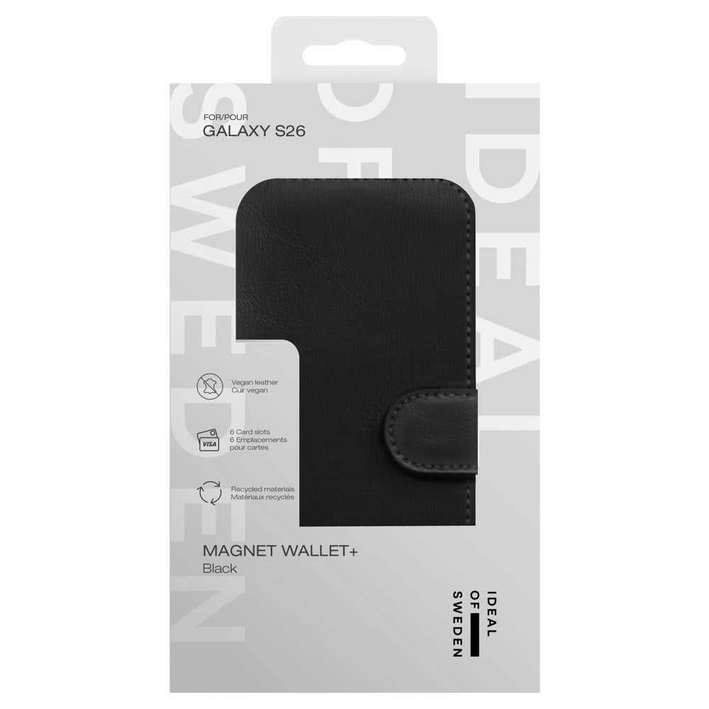 Samsung Galaxy S26 iDeal Of Sweden Magnet Wallet+ Cover - Sort