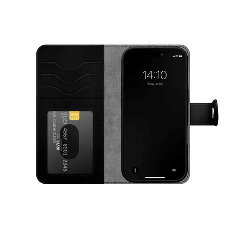 iDeal Of Sweden iPhone 17 Magnet Wallet+ Cover - MagSafe Kompatibel - Black