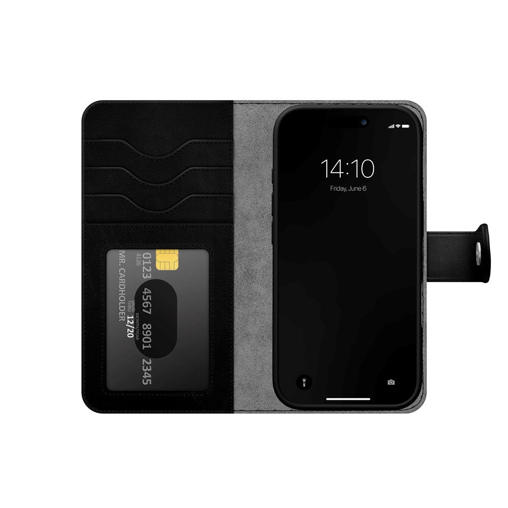 iDeal Of Sweden iPhone 17 Pro Magnet Wallet+ Cover - MagSafe Kompatibel - Black