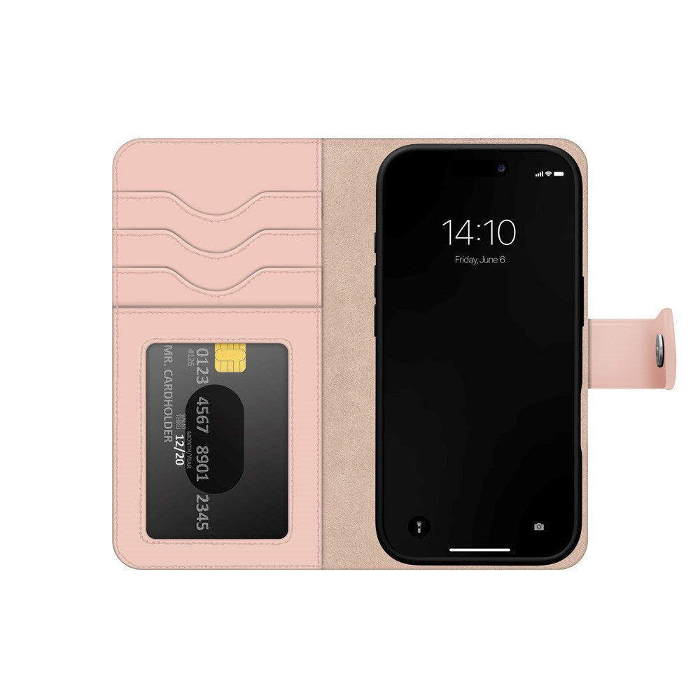 iDeal Of Sweden iPhone 17 Pro Magnet Wallet+ Cover - MagSafe Kompatibel - Pink