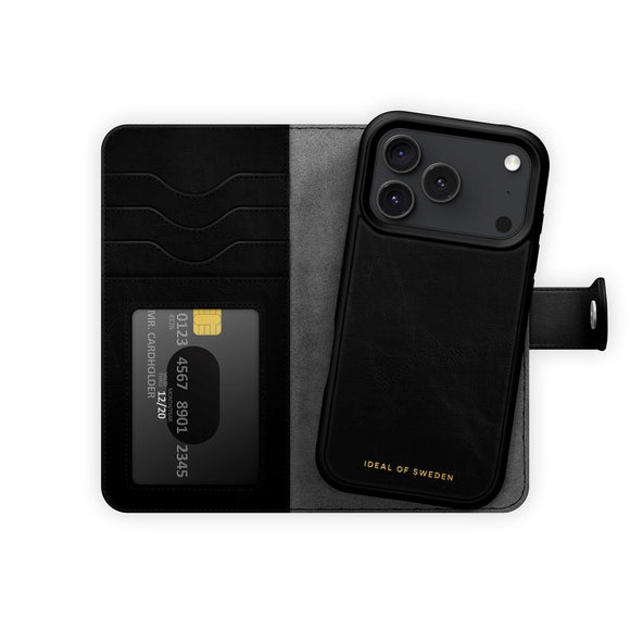 iDeal Of Sweden iPhone 17 Pro Max Magnet Wallet+ Cover - MagSafe Kompatibel - Black