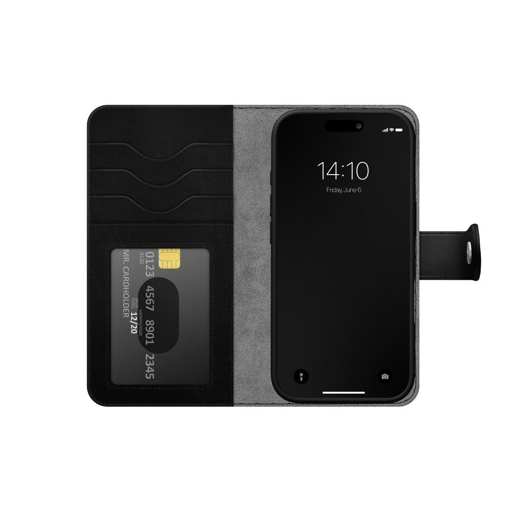 iPhone 18 Pro / 17 Pro iDeal Of Sweden Magnet Wallet+ Cover - MagSafe Kompatibel - Black