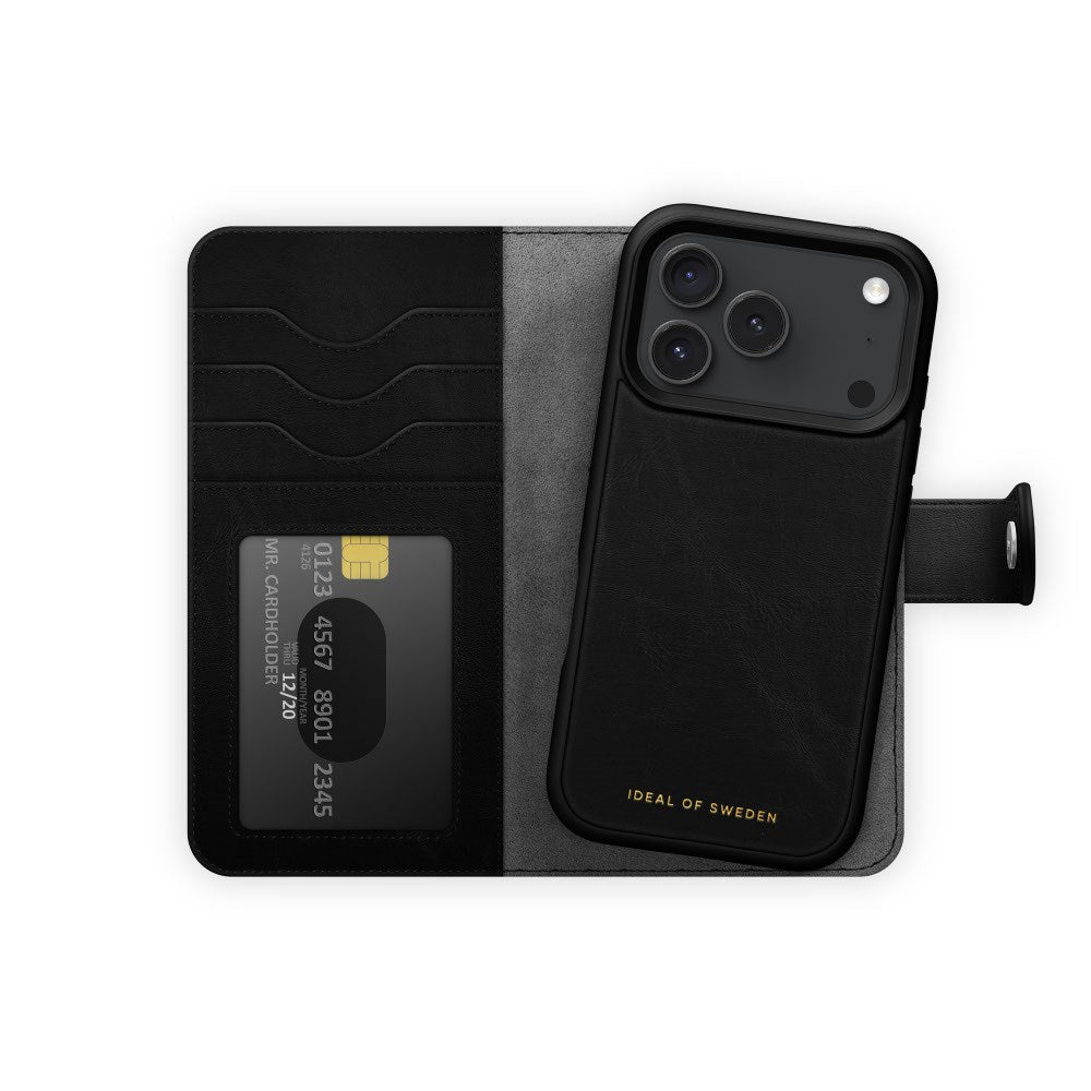 iPhone 18 Pro / 17 Pro iDeal Of Sweden Magnet Wallet+ Cover - MagSafe Kompatibel - Black