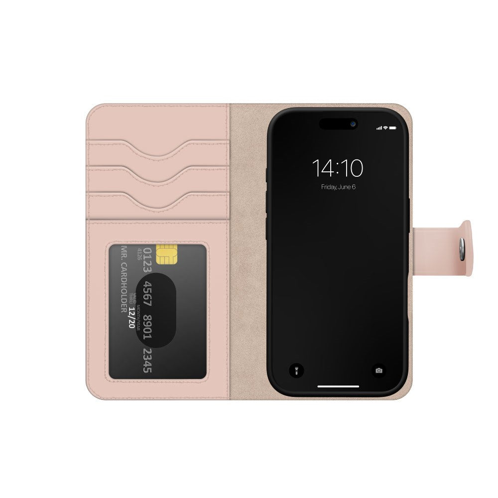 iPhone 18 Pro / 17 Pro iDeal Of Sweden Magnet Wallet+ Cover - MagSafe Kompatibel - Pink