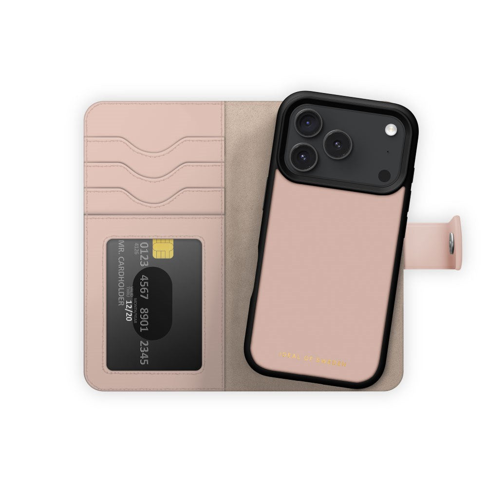 iPhone 18 Pro / 17 Pro iDeal Of Sweden Magnet Wallet+ Cover - MagSafe Kompatibel - Pink