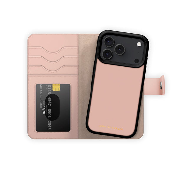 iDeal Of Sweden iPhone 17 Pro Magnet Wallet+ Cover - MagSafe Kompatibel - Pink
