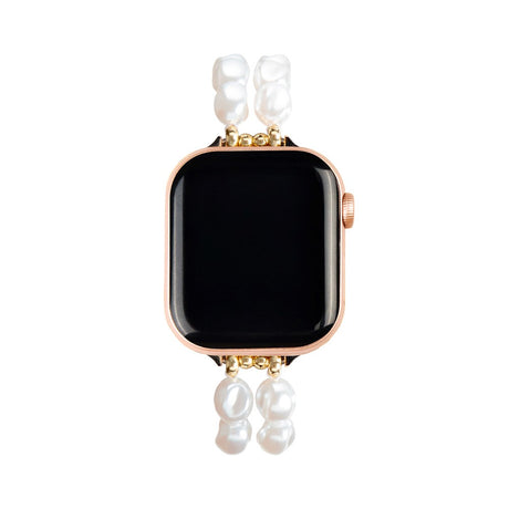 Apple Watch (42/44/SE/45/46/49mm) iDeal of Sweden Resin Urrem - Classy White Pearl
